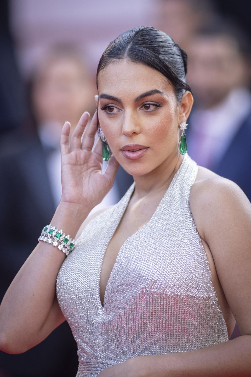 Georgina Rodriguez na premierze filmu "Elvis" w Cannes 2022