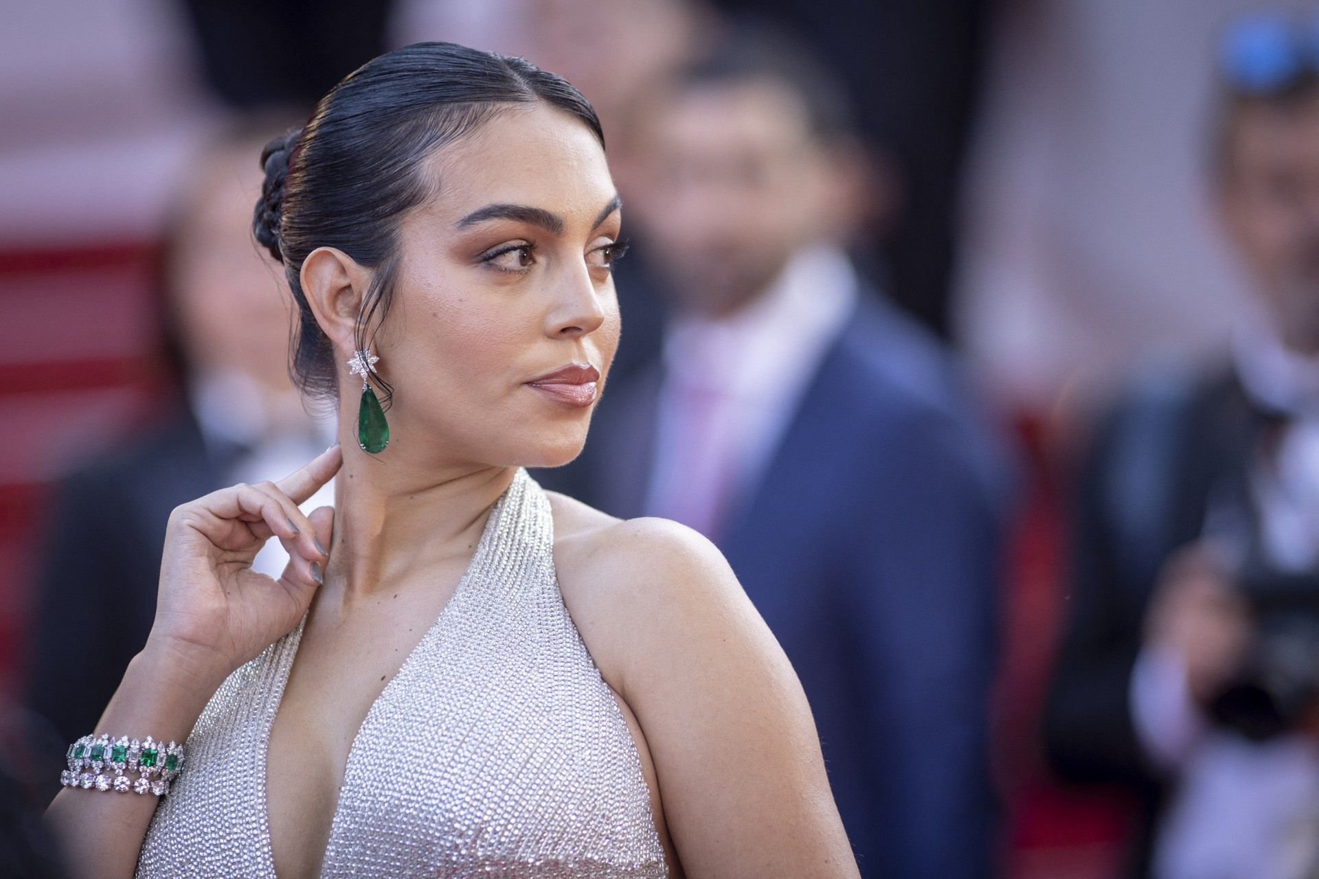 Georgina Rodriguez na premierze filmu "Elvis" w Cannes 2022