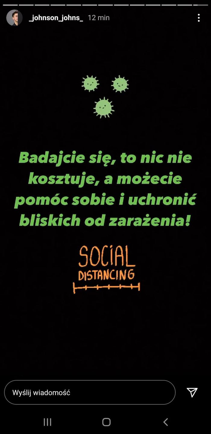 Syn Beaty Tadli ma koronawirusa - relacja