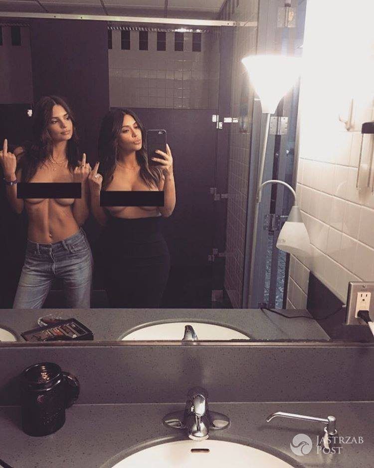 Kim Kardashian i Emily Ratajkowski topless