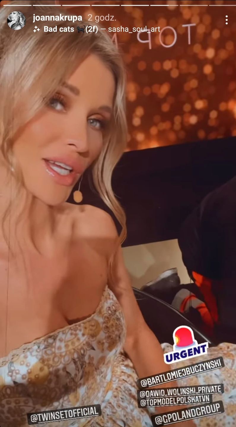 Joanna Krupa na planie castingu do Top Model 11