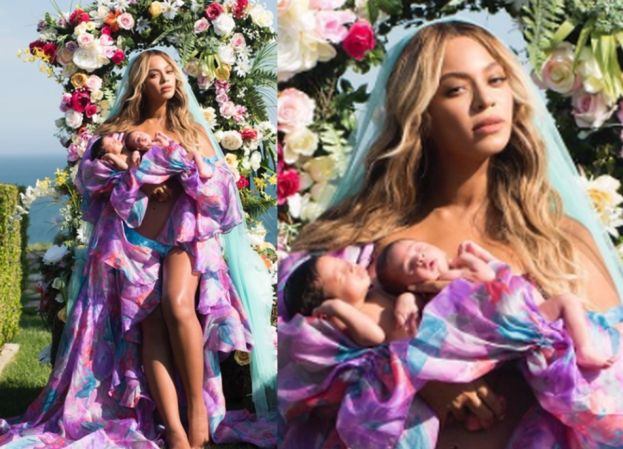 Beyonce pokazała bliźniaki! "Sir i Rumi skończyli dzisiaj miesiąc" (FOTO)