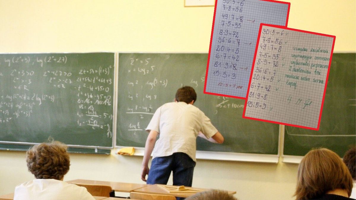 Nauczyciel pokazał dwie kartkówki. "Masz wybór"