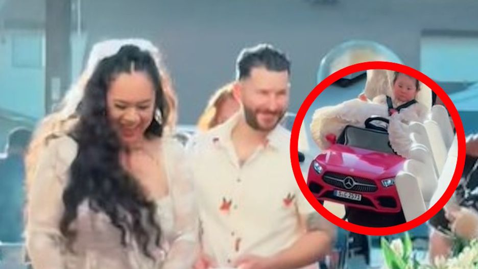 Niezwykłe chrzciny. Tak dziecko dojechało na ceremonię