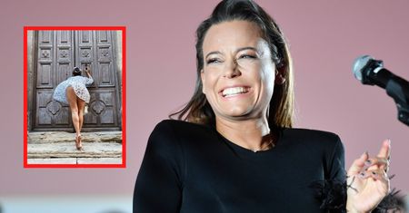 Anna Mucha zrobiła to przed kościołem. Ksiądz ocenia: "Niesmaczne"