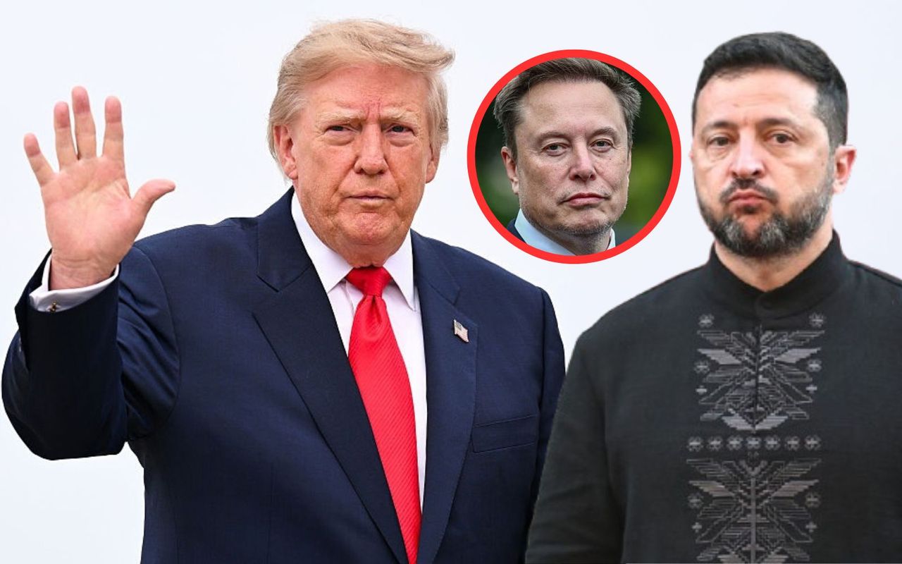 Trump uderza w Zełenskiego. Nagle wtrącił się Musk