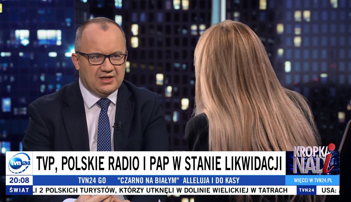 Minister sprawiedliwości Adam Bodnar w "Kropce nad i" mówił m.in. o obecnej sytuacji TVP