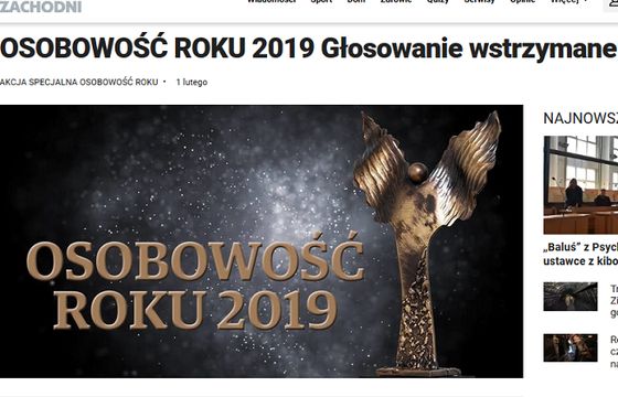 Po ataku na serwery Polska Press Grupy zawieszono konkurs „Osobowość roku”. Dane osobowe bezpieczne