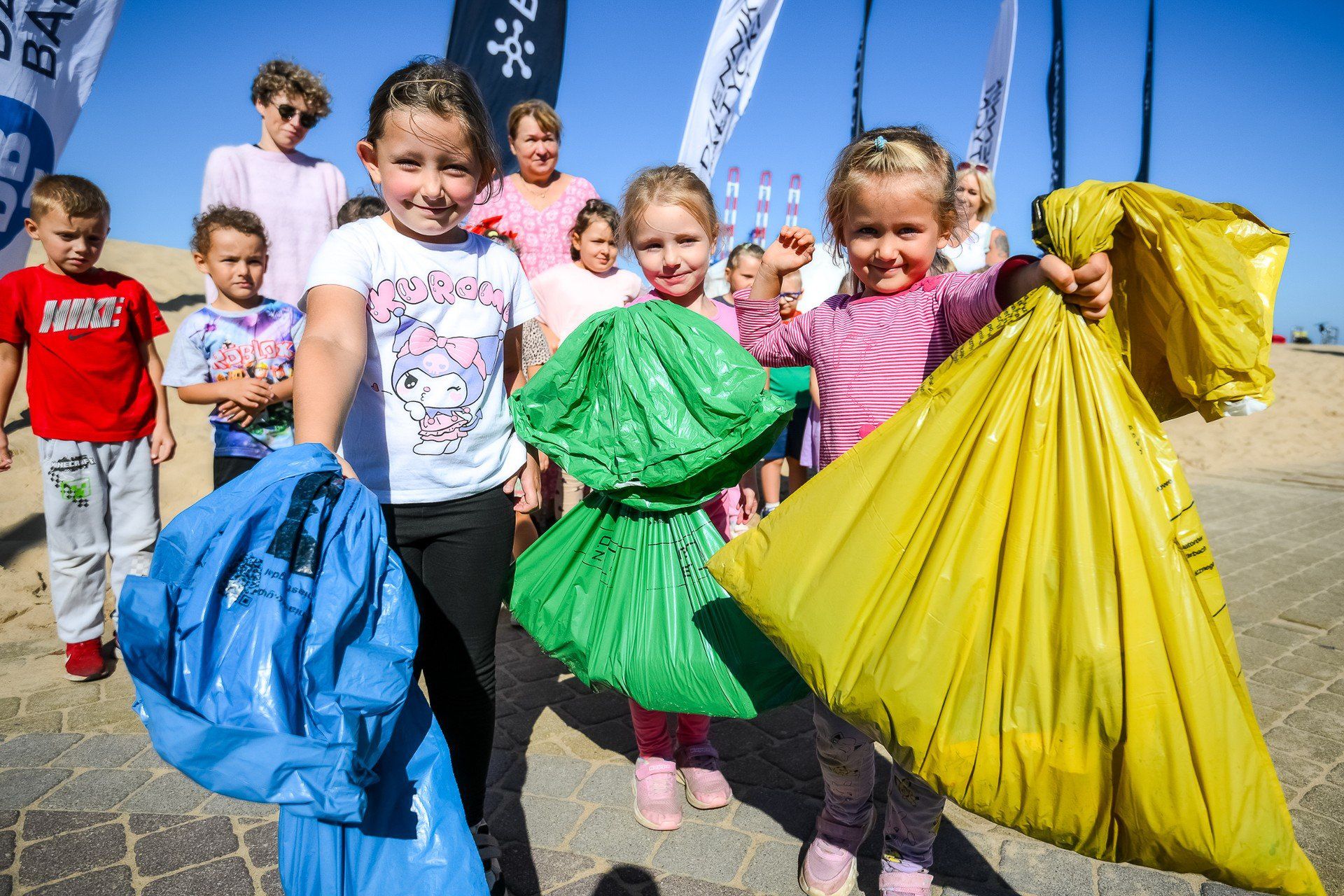 Czysta plaża w Stogach