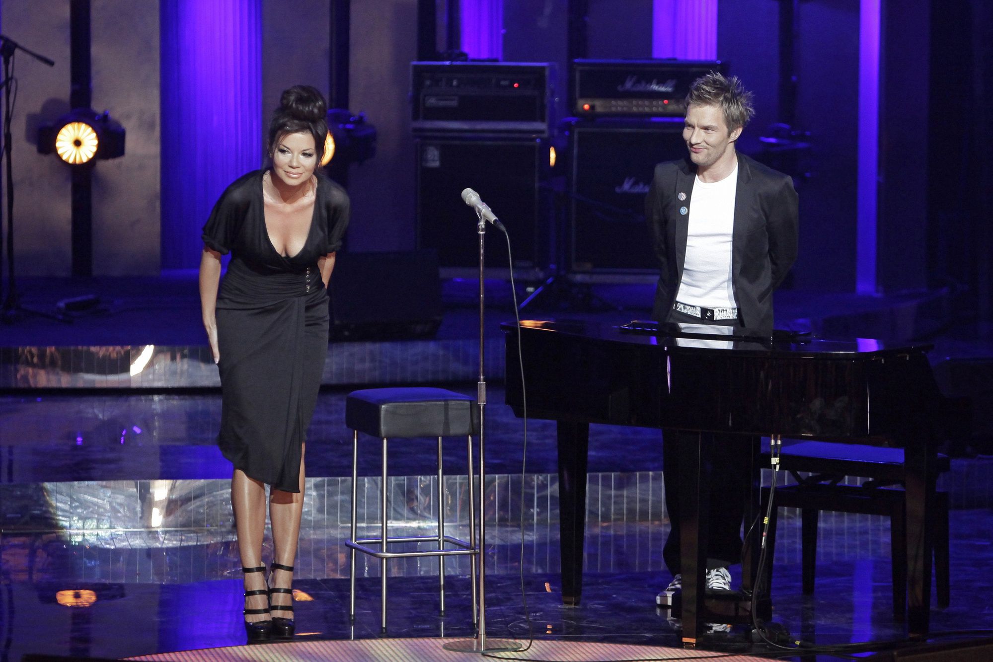 Edyta Górniak i Adam Sztaba w 2010 roku. Po rozstaniu często spotykali się na tej samej scenie