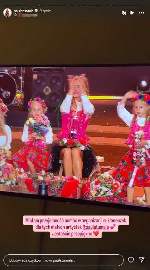 Paula Tumala wystąpiła z córkami na scenie w Kielcach