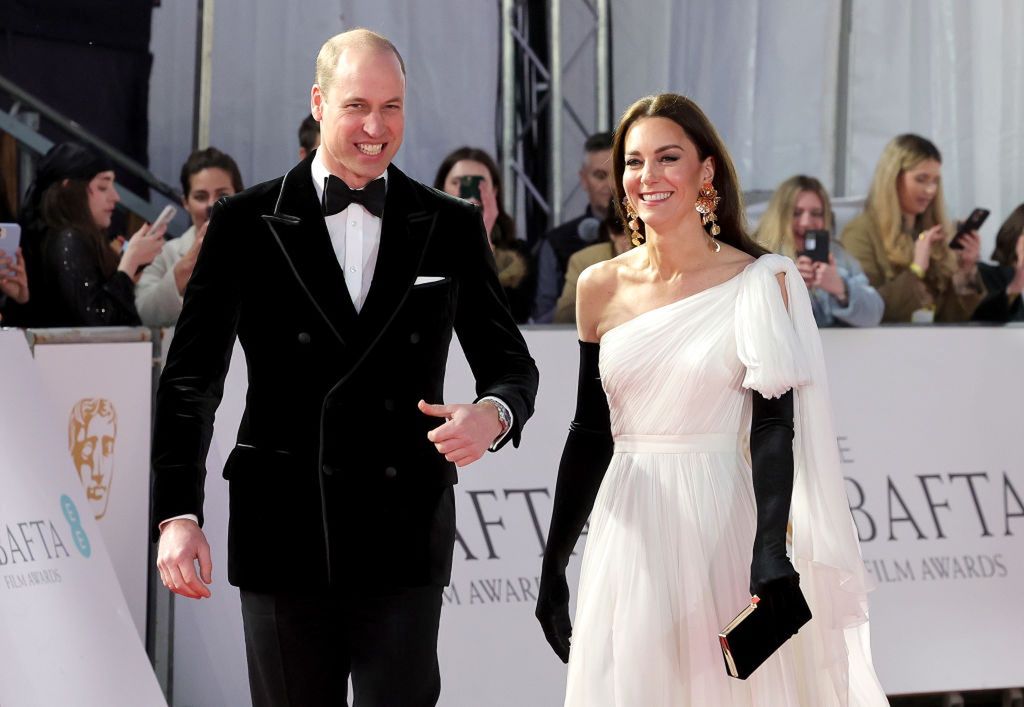 William i Kate na gali BAFTA w 2023 r.
