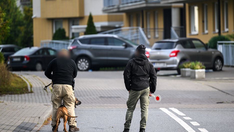 Gdynia, 22.10.2023. Obława na 44-letniego Grzegorza Borysa w Gdyni, 22 bm. Mężczyzna podejrzany jest o zabójstwo swojego 6-letniego syna. W sobotę prokuratura wydała postanowienie o przedstawieniu Grzegorzowi Borysowi zarzutu przestępstwa z art. 148 par. 2 pkt 1 kk, czyli zabójstwa ze szczególnym okrucieństwem. Skierowano również wniosek do sądu o tymczasowe aresztowanie mężczyzny. Grzegorz Borys jest poszukiwany listem gończym jako podejrzany na terenie całego kraju. (ad) PAP/Adam Warżawa