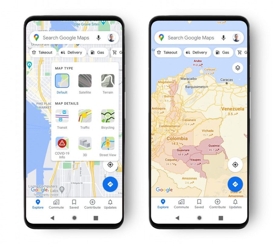 Nowość w Mapach Google. Pomogą uniknąć koronawirusa 2