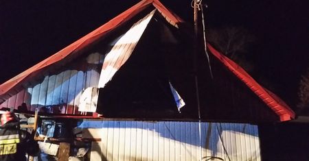 Boria: Pożar budynku mieszkalnego w Borii