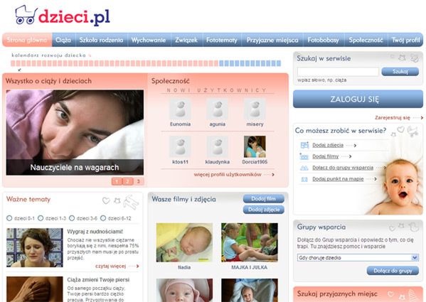 Dzieci.pl - WP nie zwalnia tempa