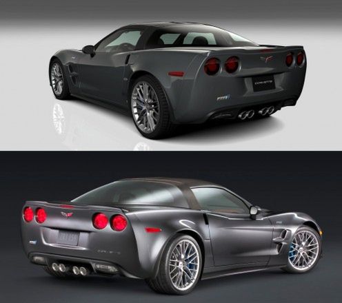 Corvette ZR1: GranTurismo PSP vs. prawdziwe zdjęcia