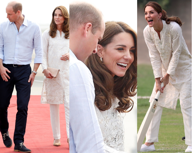Księżna Kate z księciem Williamem podążają śladami Diany podczas wizyty w Pakistanie (ZDJĘCIA)