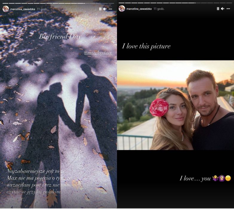 Marcelina Zawadzka debiutuje na Instagramie u boku partnera, Maxa Gloecknera