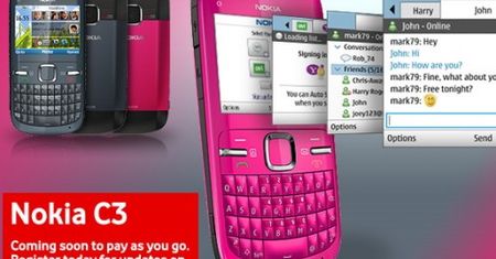 Nokia C3 i BlackBerry Pearl 3G wkrótce w Europie!