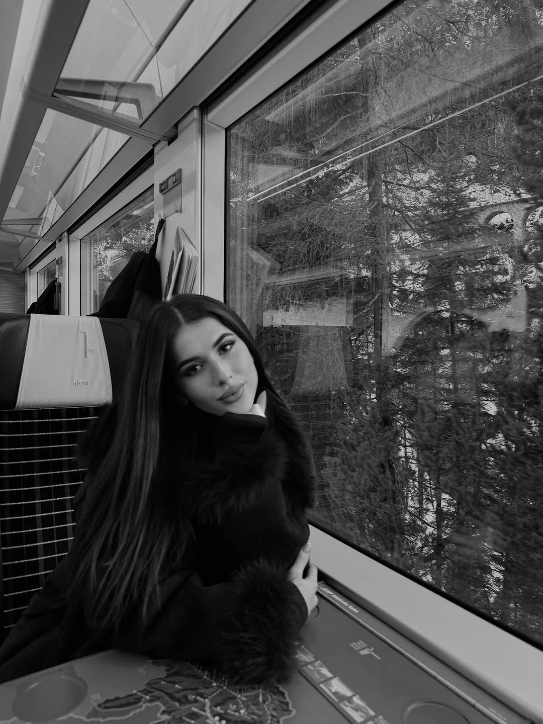 Roksana Węgiel w St. Moritz w Szwajcarii