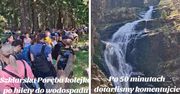 Pokazał, co się dzieje w Karkonoszach. Tłumy to mało powiedziane