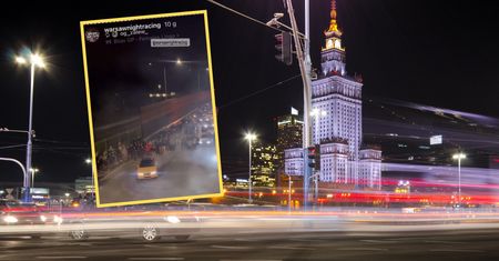Urządzili nielegalne wyścigi w Warszawie. "Gdzie była policja?"