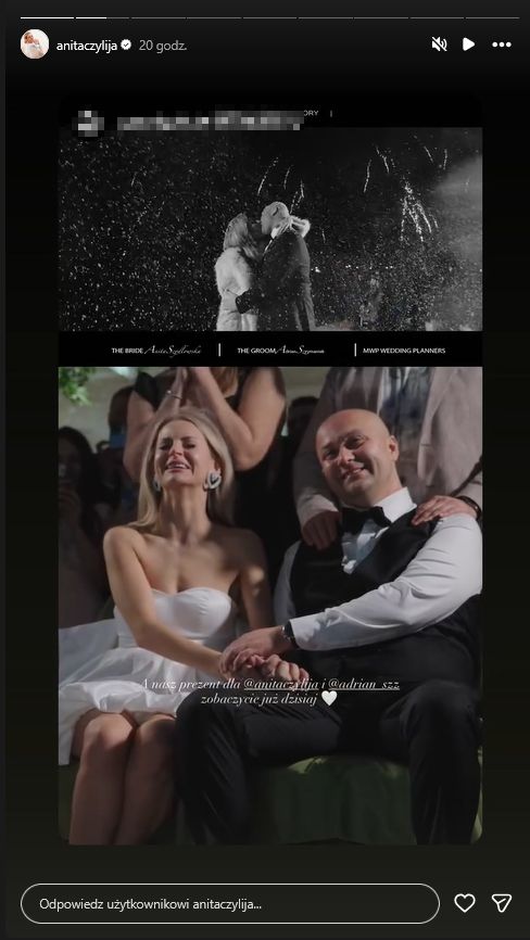 Tak wyglądał ślub Anity Szydłowskiej i Adriana Szymaniaka