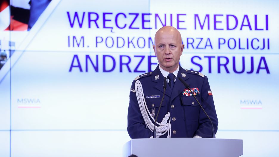 Komendant główny policji, gen. insp. Jarosław Szymczyk