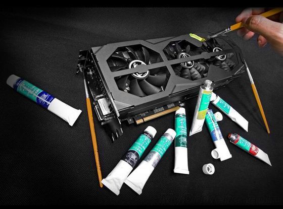 karta graficzna Colorful GTX560Ti iGame Kudan malowana farbkami