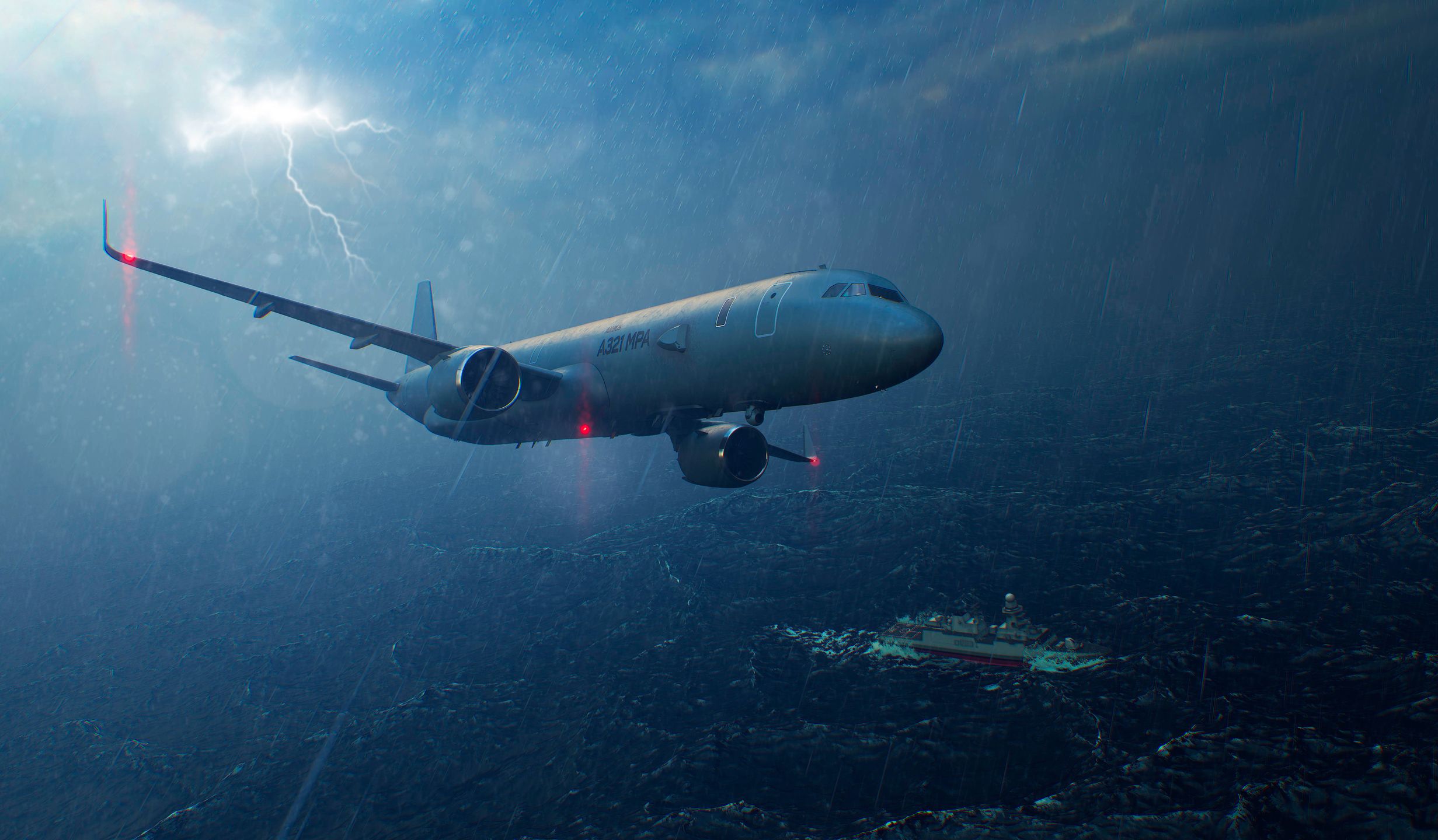 Wizualizacja Airbus A321 MPA.