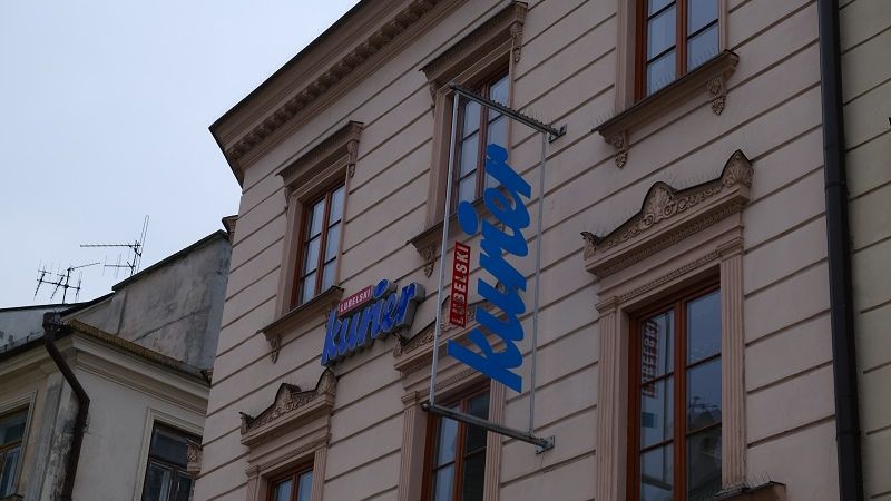 Siedziba Kuriera Lubelskiego przy Krakowskim Przedmieściu