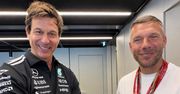 Toto Wolff i Lukas Podolski pogadali sobie po polsku. Nagranie hitem sieci