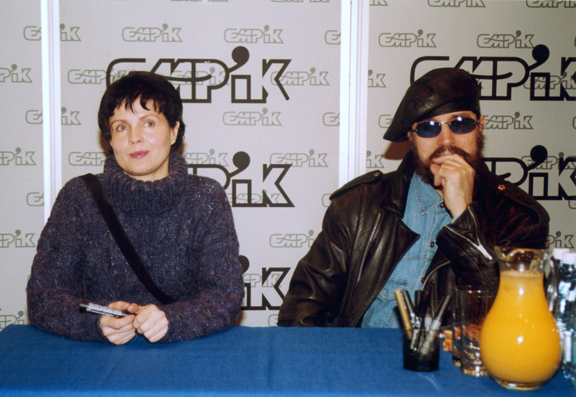 Czesław Niemen z żoną Małgorzatą w 2001 roku 