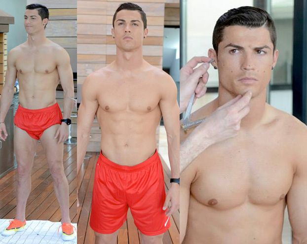 Cristiano Ronaldo bez koszulki! (FOTO)