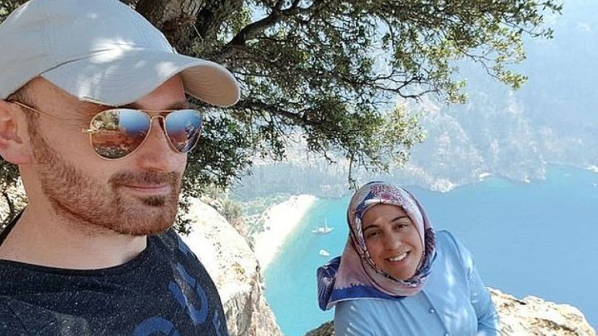 Hakan Aysal z żoną Semrą Aysal na chwilę przed morderstwem