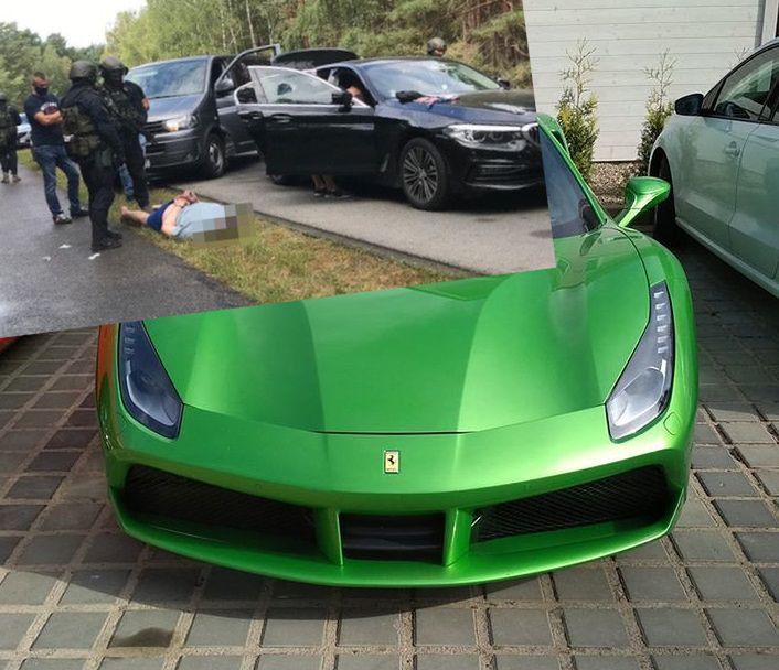 Zielone ferrari zostało skradzione 2 sierpnia w Mielnie.