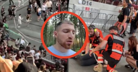 Machał flagą banderowców na koncercie. Teraz się kaja