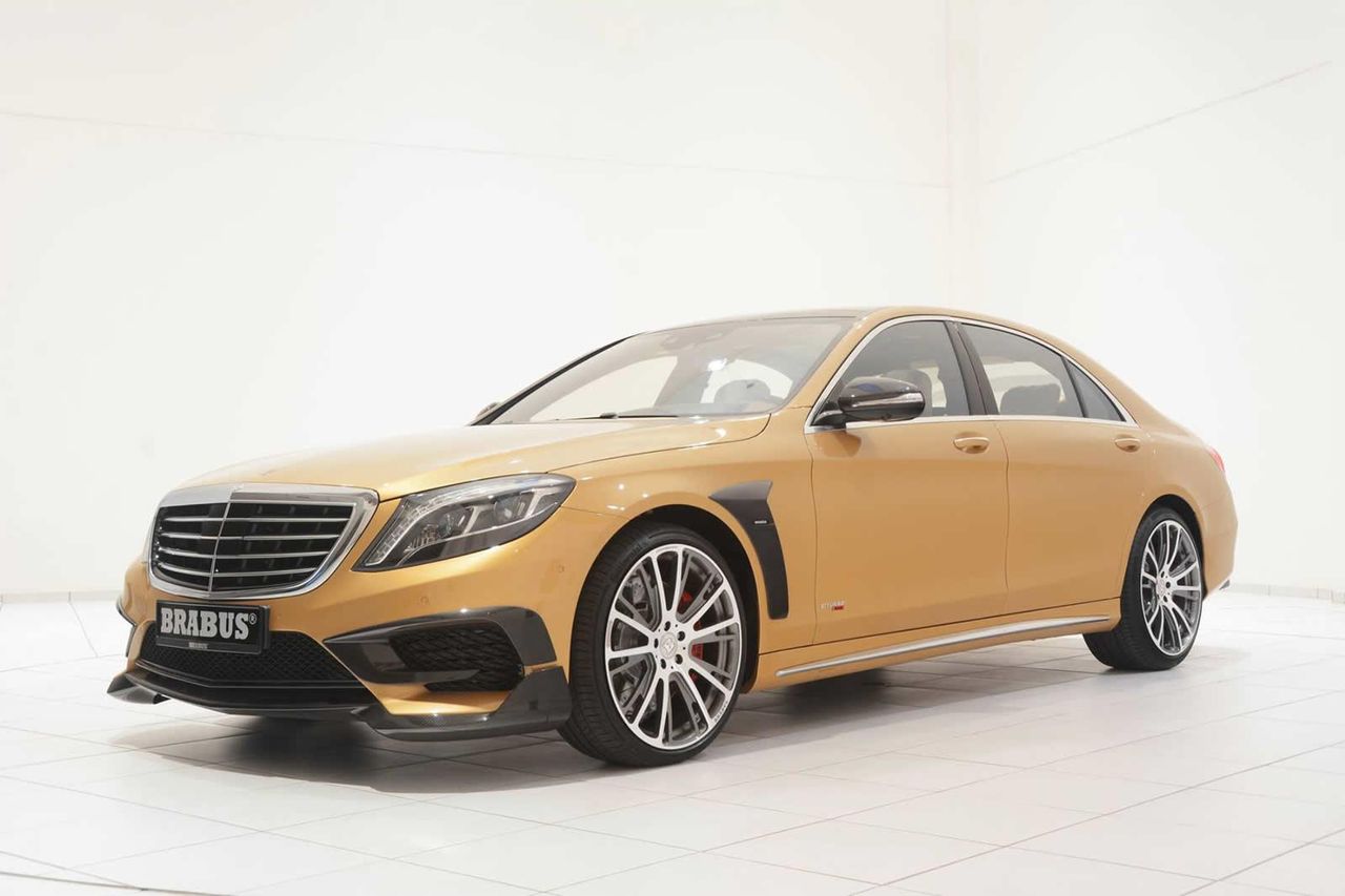 Brabus S63 AMG – satyna, złoto, włókno węglowe i prawie 1500 Nm