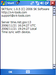 SK-TSync - zegar zsynchronizowany z serwerem czasu.