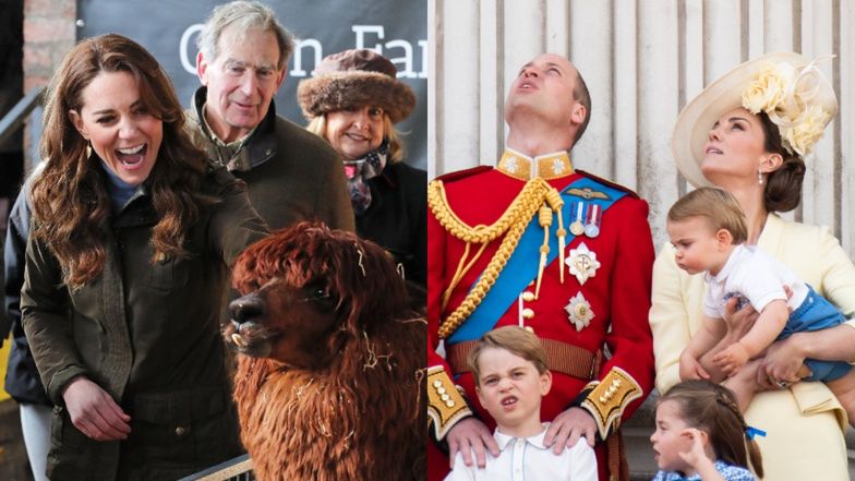 Księżna Kate, książę William, George, Louis, Charlotte