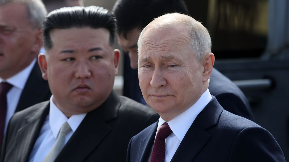 Kim Dzong Un i Władimir Putin