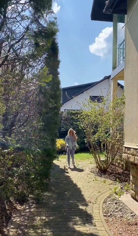 Aneta i Adrian mają też kawałek własnego ogródka