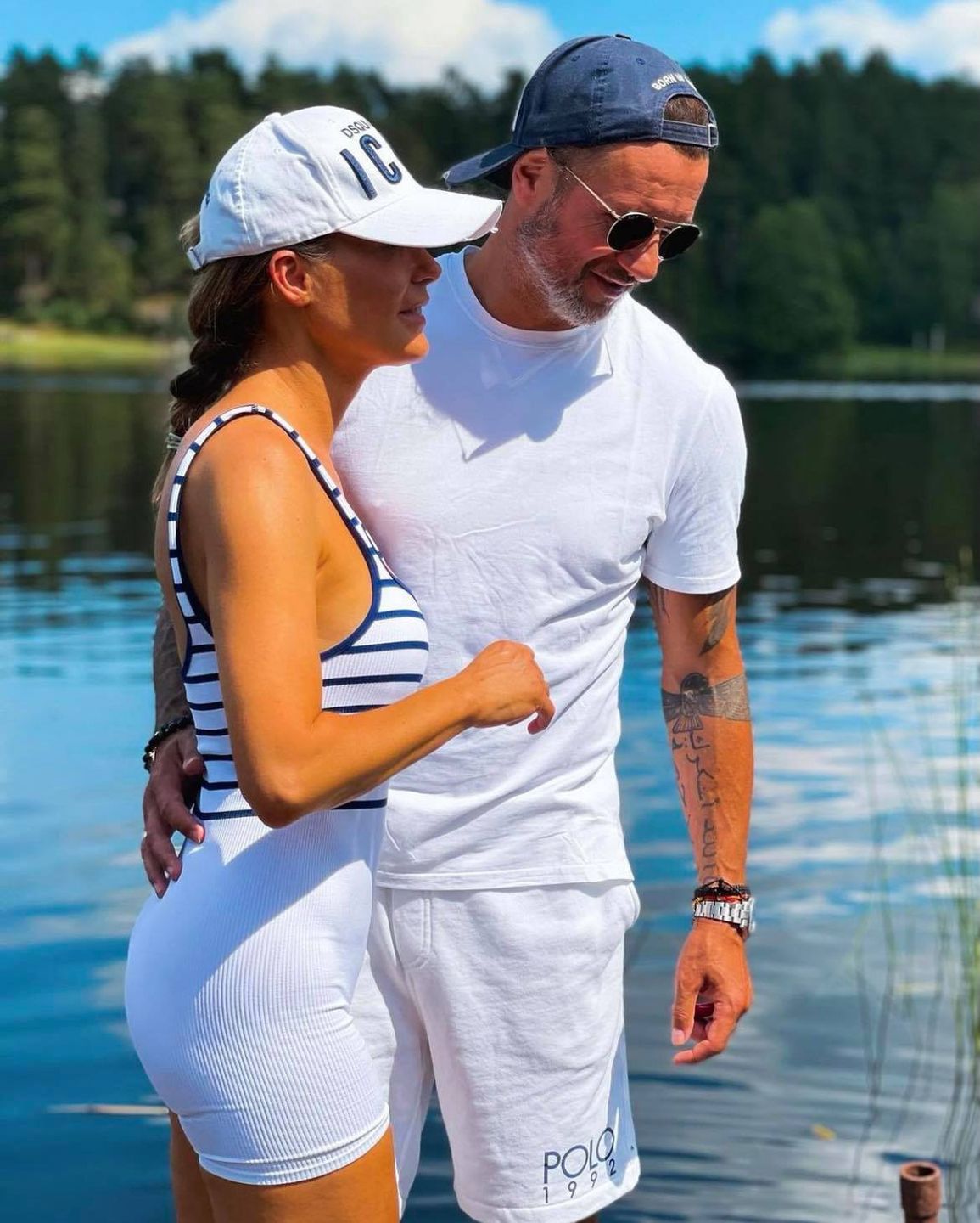 Małgorzata Rozenek złowiła pierwszą w życiu rybę