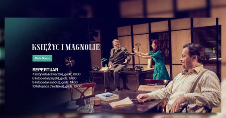 „Księżyc i magnolie” w Teatrze Osterwy – komedia o twórczości i historii kina
