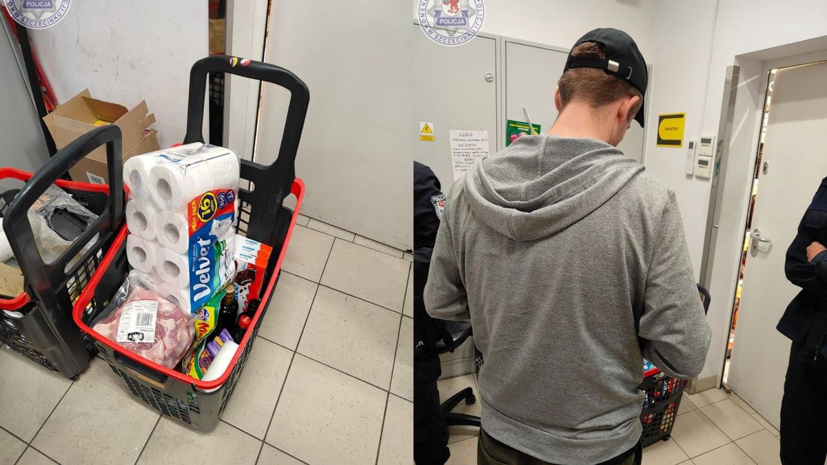 Policja w Szczecinku ukarała mandatem złodzieja