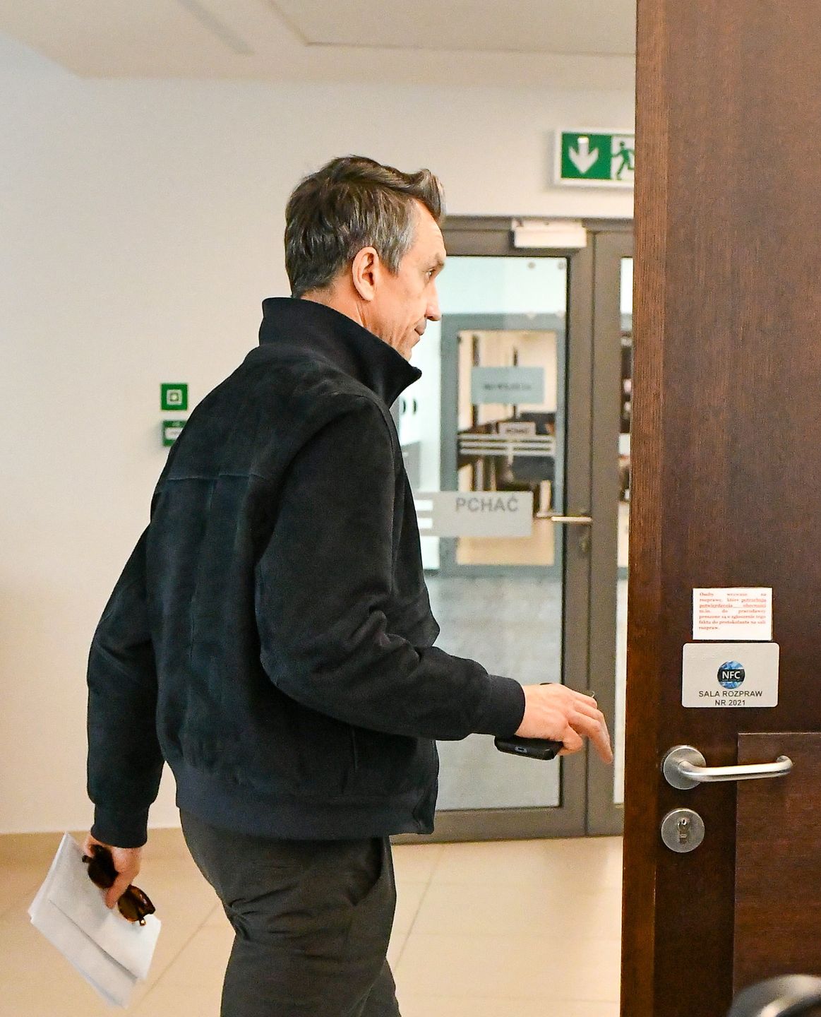 Michał Czernecki i jego (już była) żona w dniu rozwodu