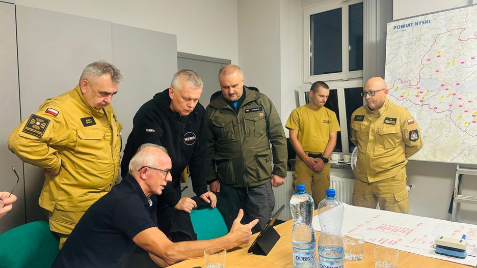 Sztab kryzysowy w Nysie 