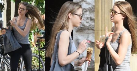 16-letnia Iga Lis na lodach ze złotym iPhonem (ZDJĘCIA)