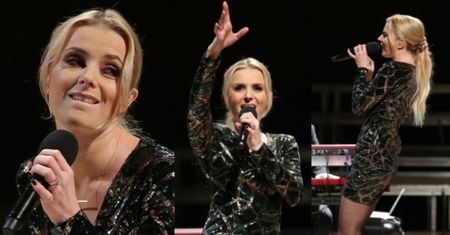 Halina Mlynkova wraca w obcisłej sukience (ZDJĘCIA)